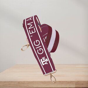Texas A&M Aggies Gig 'Em Pattern Strap